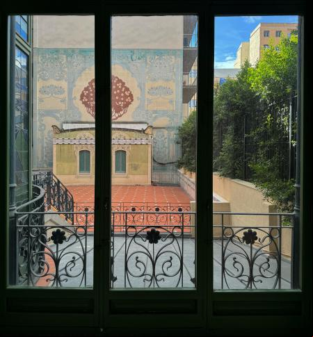 Patio de la Casa Lleó i Morera.