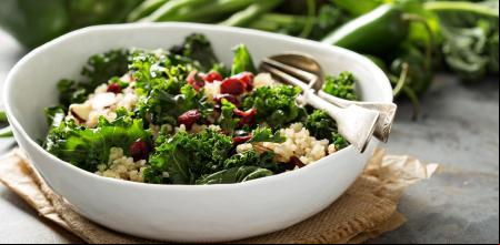 Ensalada de col rizada