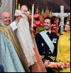 Carlos Felipe y Sofía de Suecia bautizan a su cuarta hija en su aniversario de bodas
