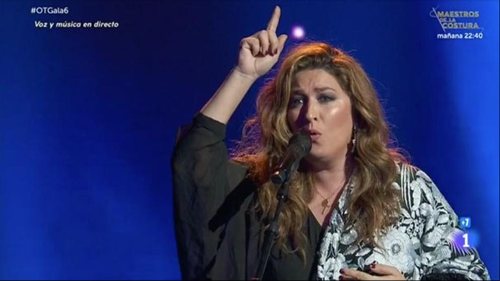 Estrella Morente cambia la letra de ‘Volver’ en su actuación en OT 2020 para defender la tauromaquia